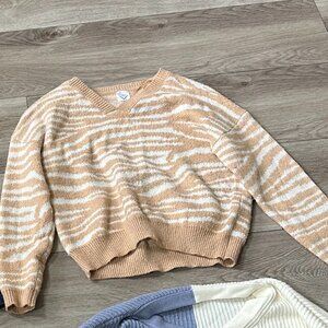 Tiger print sweater